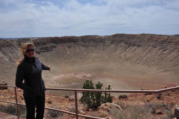 Visita à Meteor Crater, no Arizona - Estados Unidos